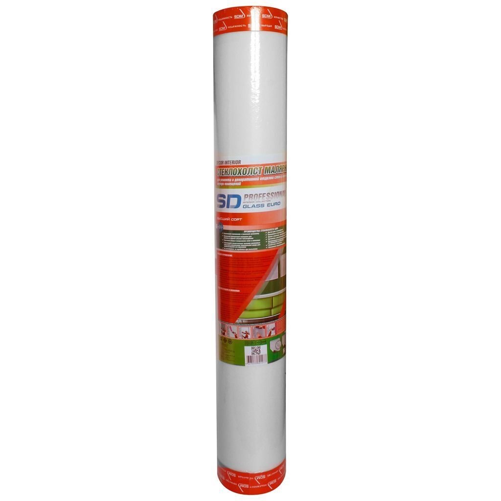 Стеклохолст малярный SD-GLASS SDM 50 г/м2, 1*50 м