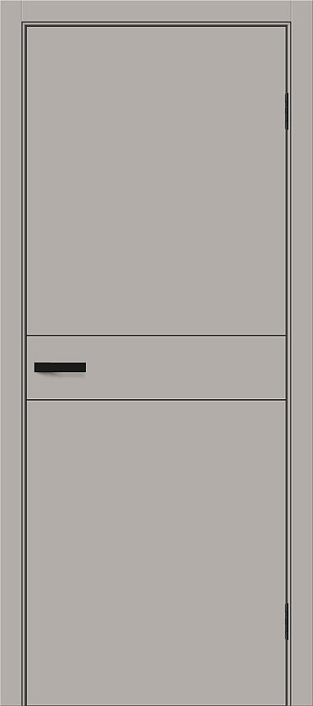 Дверь межкомнатная полотно Браво-0.24.П пэт Grey Silk 2300x600 мм
