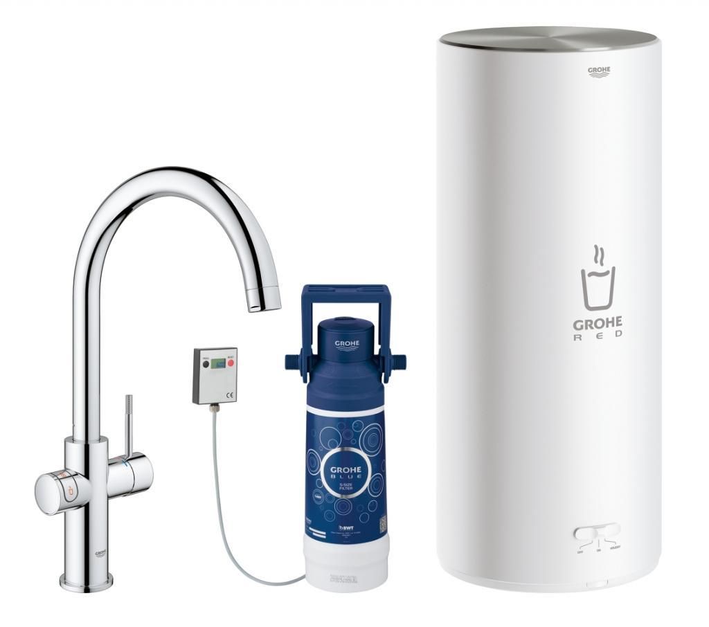 Смеситель для мойки GROHE RED II DUO с бойлером 7л. 30079001 - фото 3