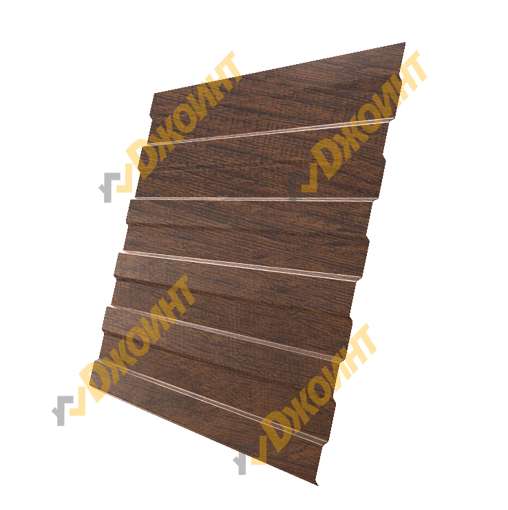 Профнастил С-10 0,4 Printech Antique Oak (Античный дуб)