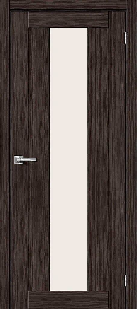 Дверь межкомнатная полотно Порта-25 эко шпон Wenge Veralinga 2000x900 мм