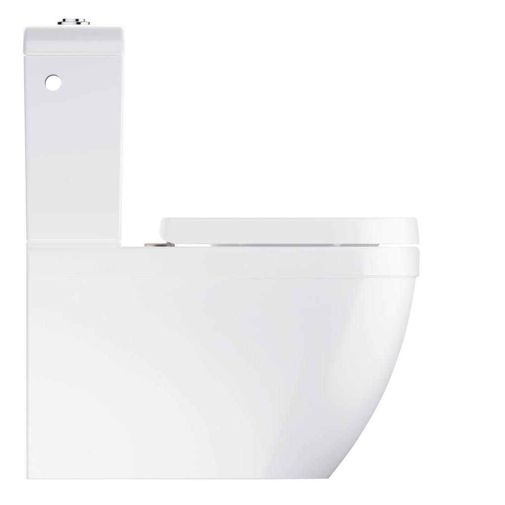 Унитаз GROHE EURO CERAMIC пристенный безободковый 3933800H - фото 4