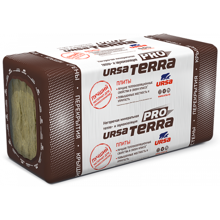 Утеплитель URSA Terra плавающий пол 1250*600*20 мм 20 плит