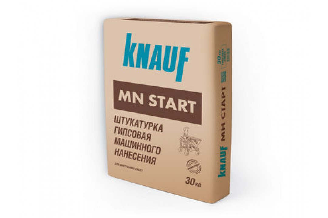 KNAUF Штукатурка гипсовая МН-Start машинного нанесения 30 кг