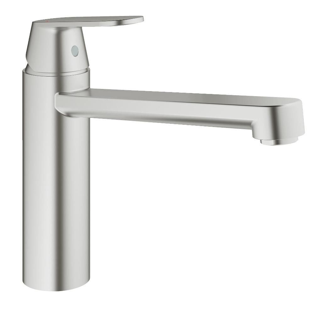Смеситель для мойки GROHE EUROSMART COSM суперсталь 3/8 30193DC0