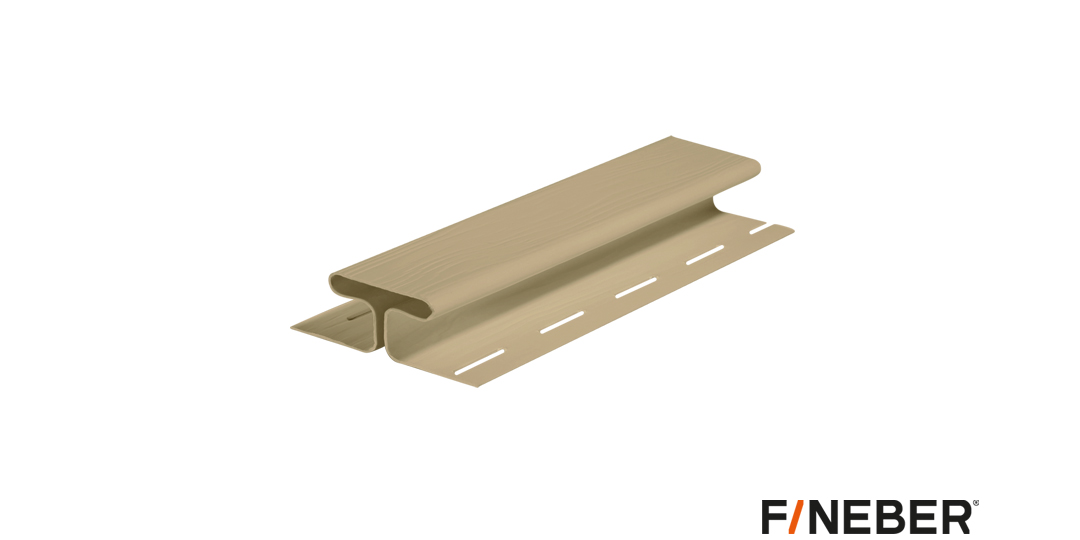 Профиль для сайдинга Fineber H-профиль CLASSIC COLOR Бежевый