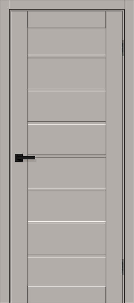 Дверь межкомнатная полотно Браво-20 пэт Grey Silk 2000x600 мм