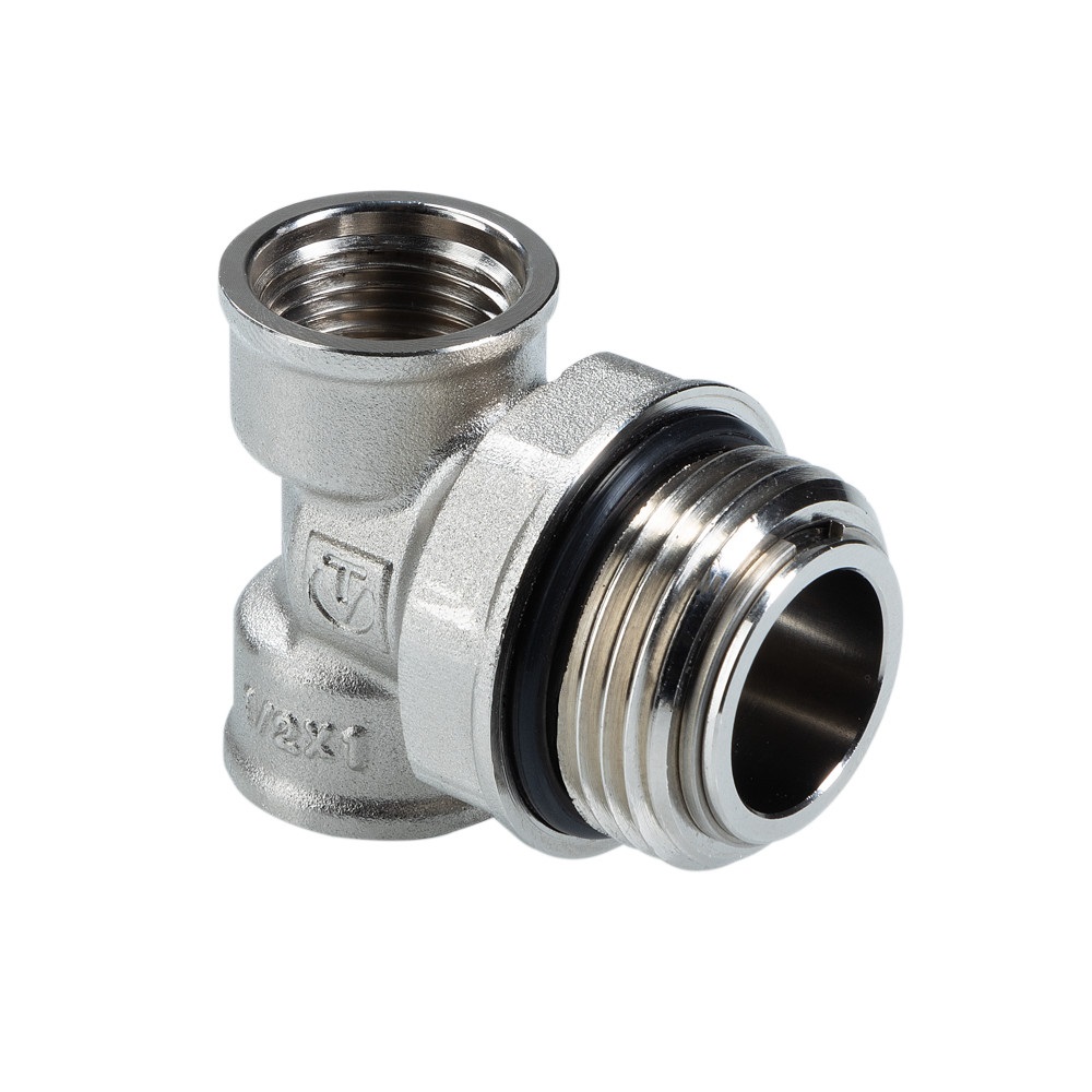 Тройник коллекторный 1"х1/2"х1/2" с вращающимся штуцером