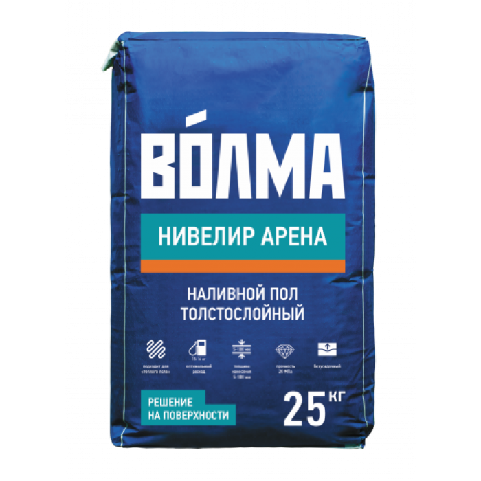 ВОЛМА НИВЕЛИР АРЕНА Наливной пол, 25 кг