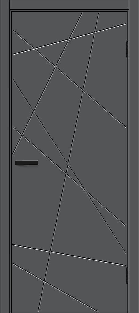 Дверь межкомнатная полотно Граффити-5.Д.П пэт Stormy Silk 2000x900 мм