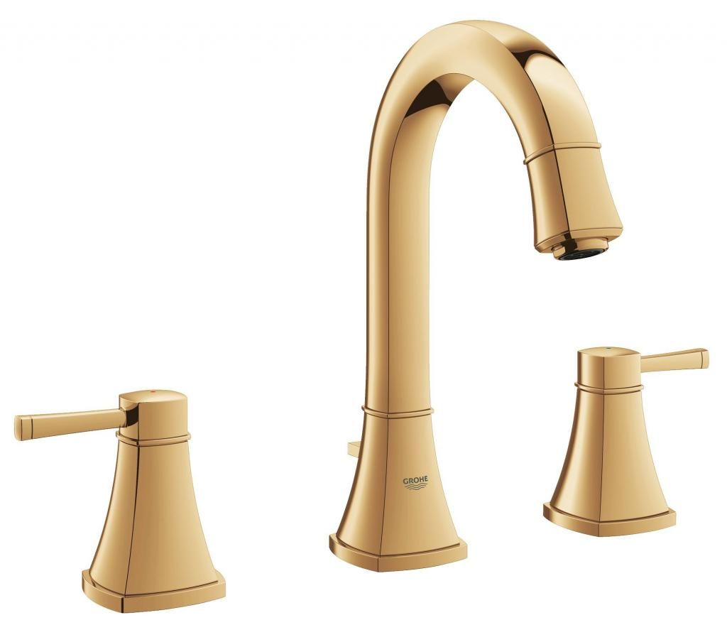 Смеситель для умывальника GROHE GRANDERA на 3 отверстия, донный клапан 20389GL0