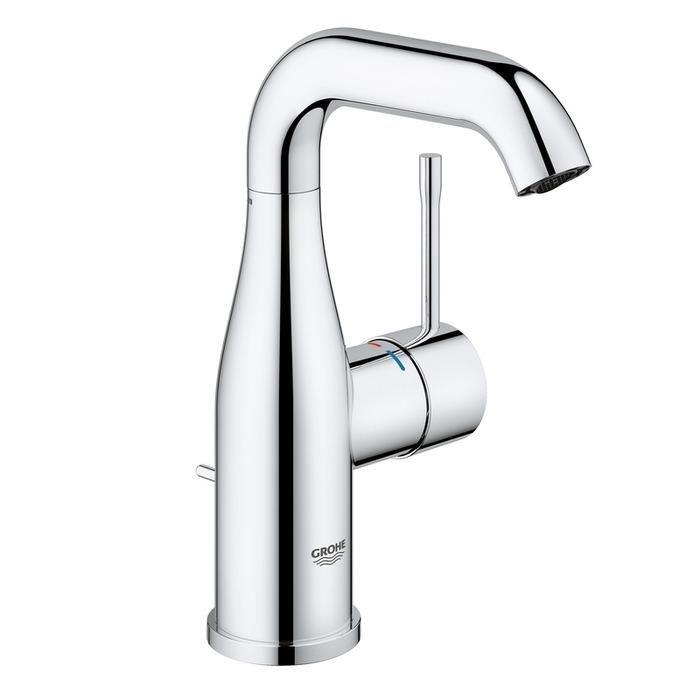 Смеситель для умывальника GROHE ESSENCE донный клапан 3/8 23462001