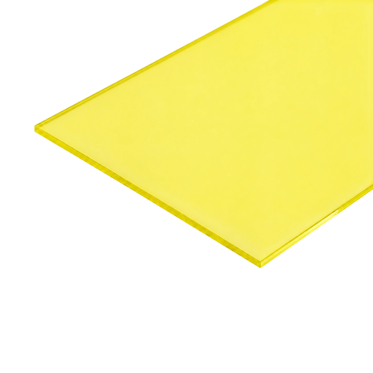Оргстекло (акриловое стекло) ACRYMA Желтое 1,5 мм (1,525*2,05 м)