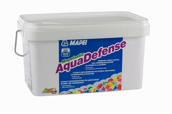 MAPEI MAPELASTIC AQUADEFENSE Гидроизоляция однокомпонентная быстросохнущая, 7,5 кг