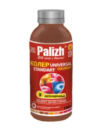 Паста колеровочная Palizh №9 светло-коричневый, 0,1 л