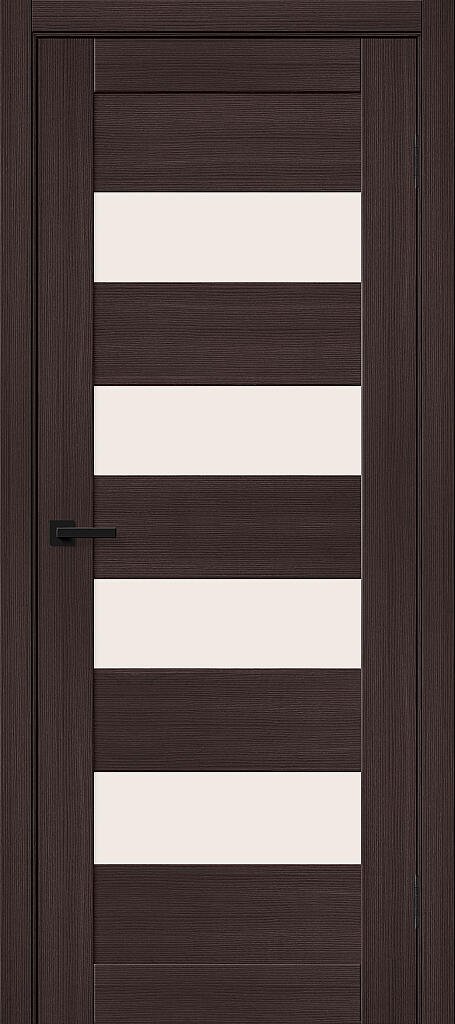 Дверь складная Браво-23 эко шпон Wenge Melinga 2000x350 мм Magic Fog