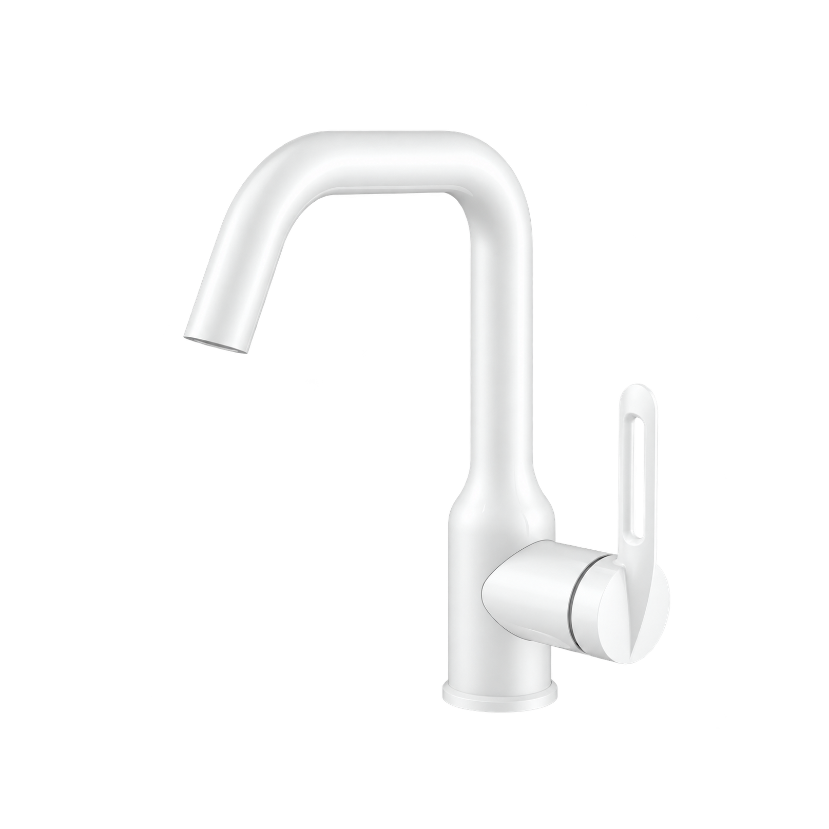 Смеситель для умывальника HAIBA HB10825-8 1/2 нержавеющий белый