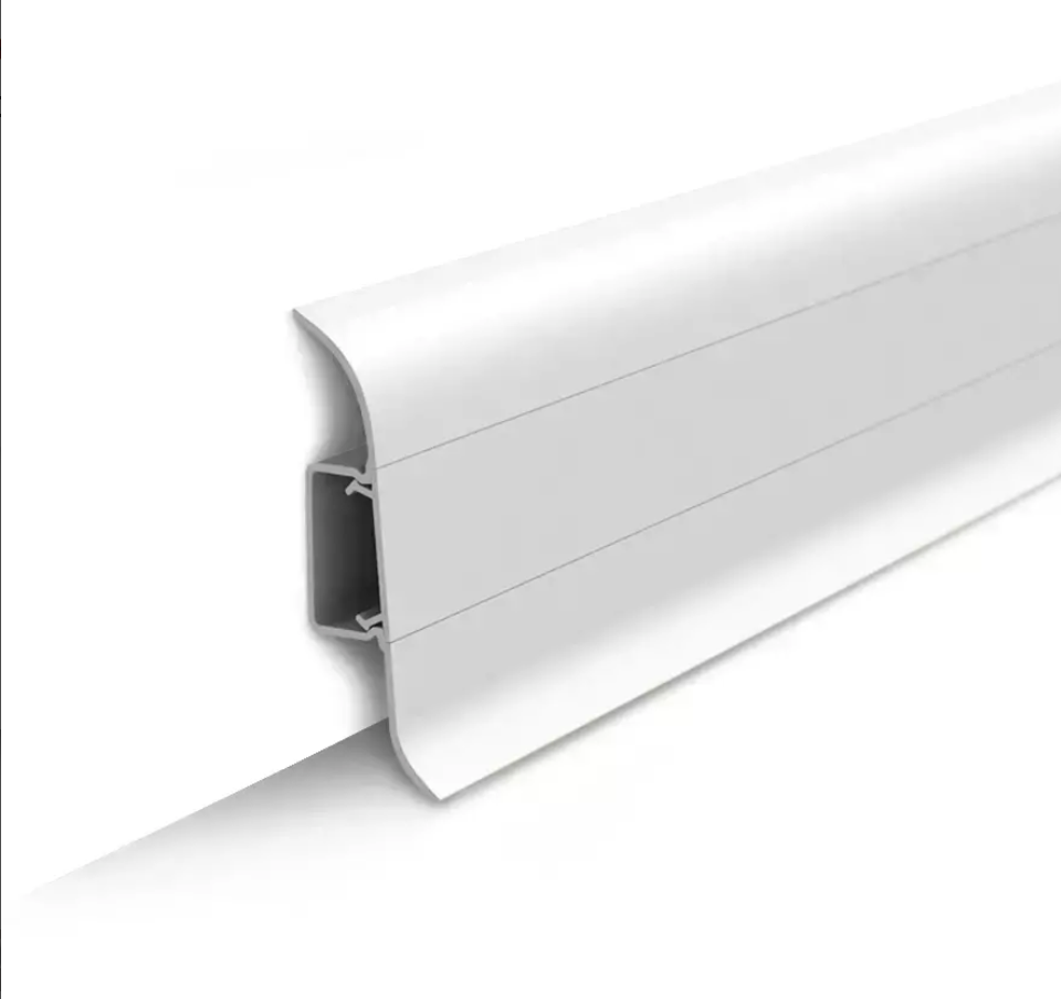 Плинтус ПВХ Ideal Классик 001 белый 22*70*2200 мм (упак 40 шт)
