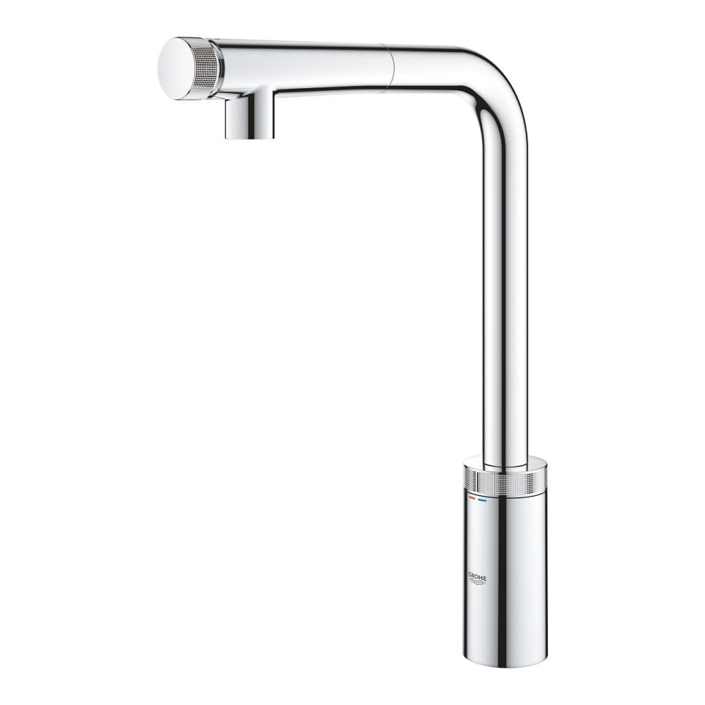 Смеситель для мойки GROHE MINTA SC вытяжной излив 3/8 31613000 - фото 3