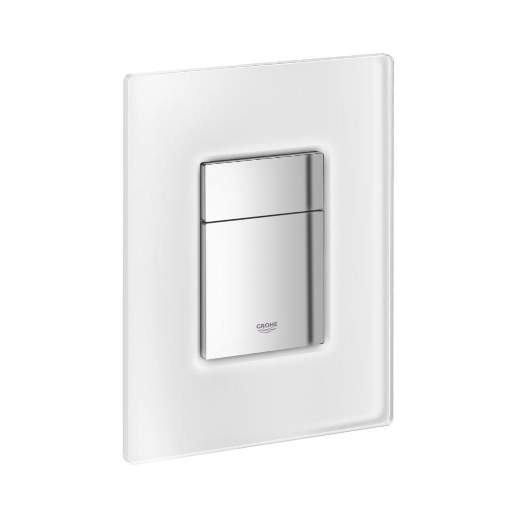 Клавиша двухрежимная GROHE Skate Cosmo 156*197 матовая белая 38845MF0