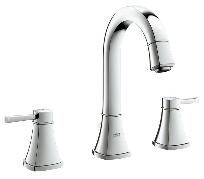 Смеситель для умывальника GROHE GRANDERA на 3 отверстия, донный клапан 20389000