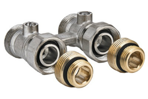 Узел нижнего подключения радиатора Valtec VT.345K.N.E04, комплект