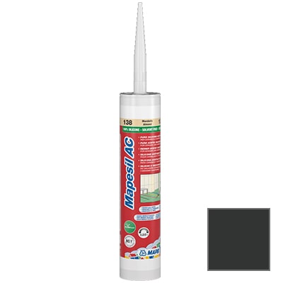 Герметик силиконовый Mapei MAPESIL AC 120 черный, 310 мл