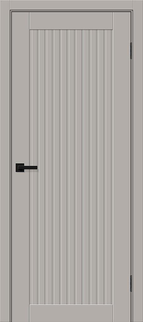 Дверь межкомнатная полотно Браво-40 пэт Grey Silk 2000x700 мм