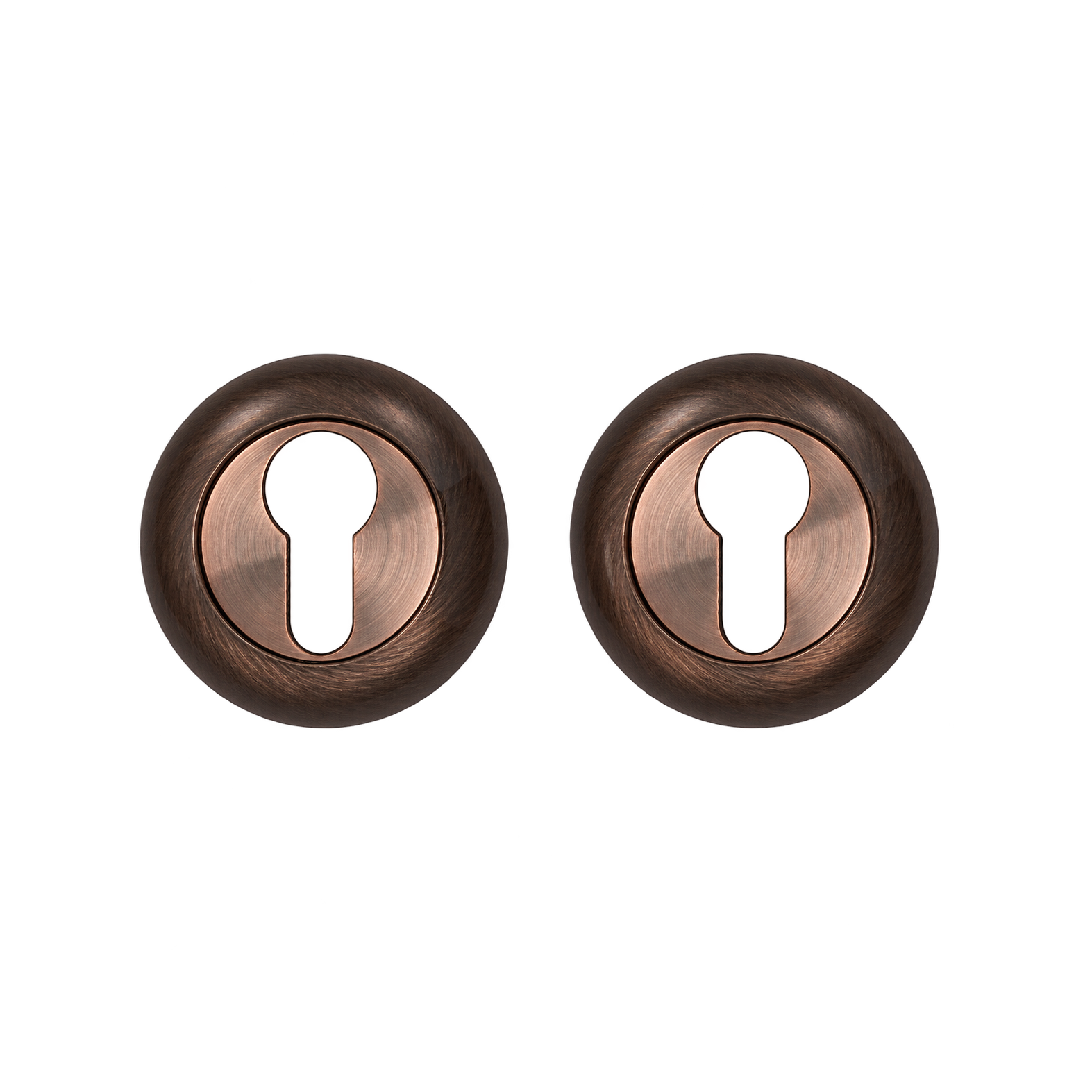Накладка цилиндровая на круглой розетке Bravo A/Z-4CL AC Медь
