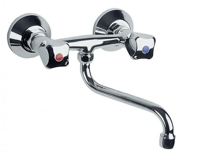 Смеситель для мойки ARMATURA STANDARD настенный нижний 300410