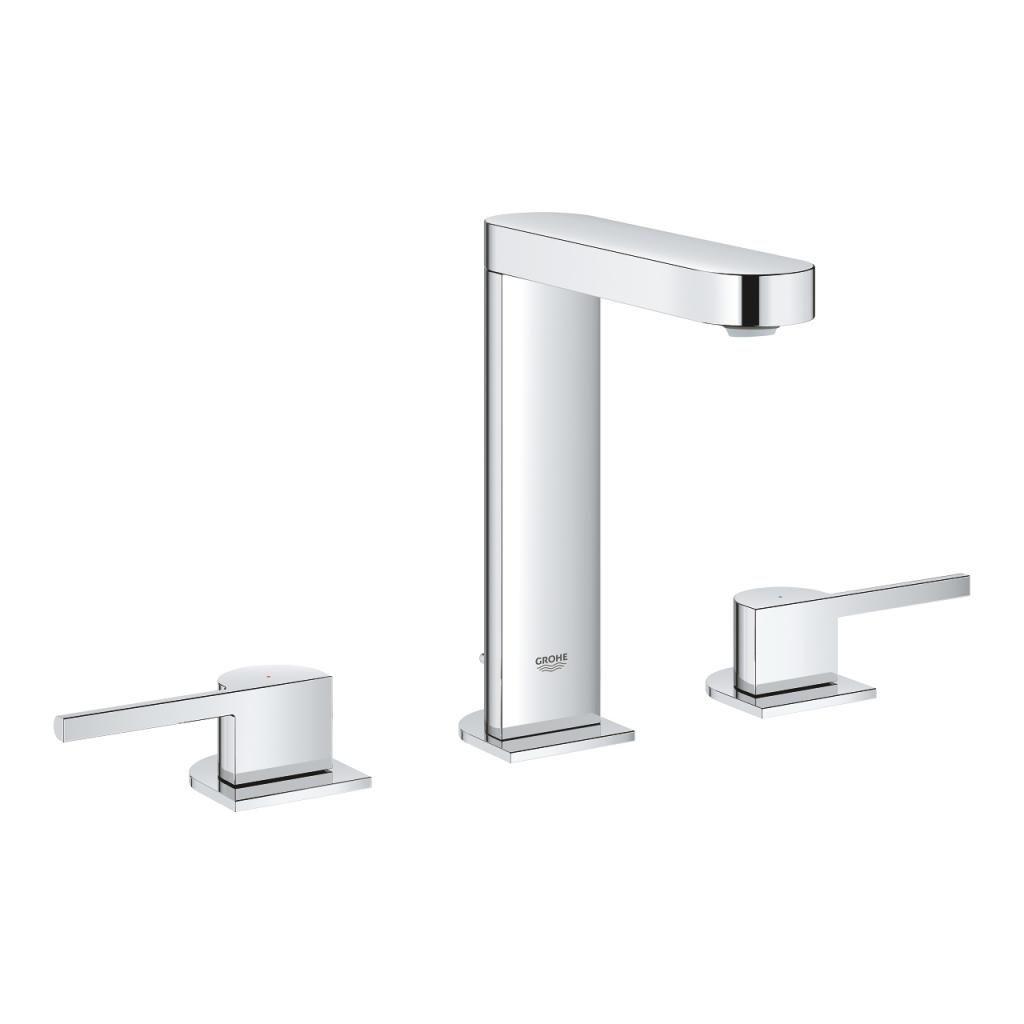 Смеситель для умывальника GROHE PLUS на 3 отверстия, донный клапан 3/8 20301003