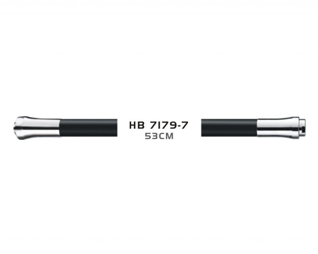 Излив для умывальника HAIBA гибкий чёрный HB7179-7