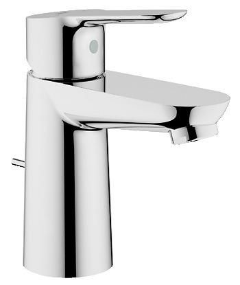 Смеситель для умывальника GROHE BAUEDGE донный клапан 3/8 23328000