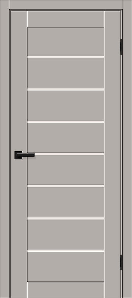 Дверь межкомнатная полотно Браво-22 пэт Grey Silk 1900x550 мм