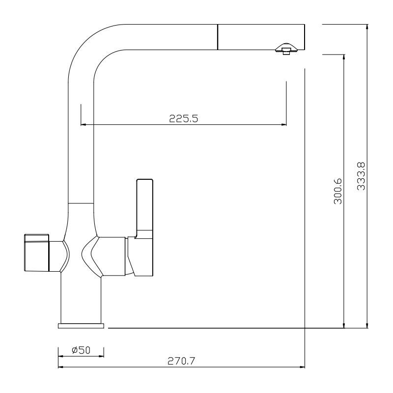 Смеситель для мойки IDDIS Pure моно PURSBFLi05 - фото 2