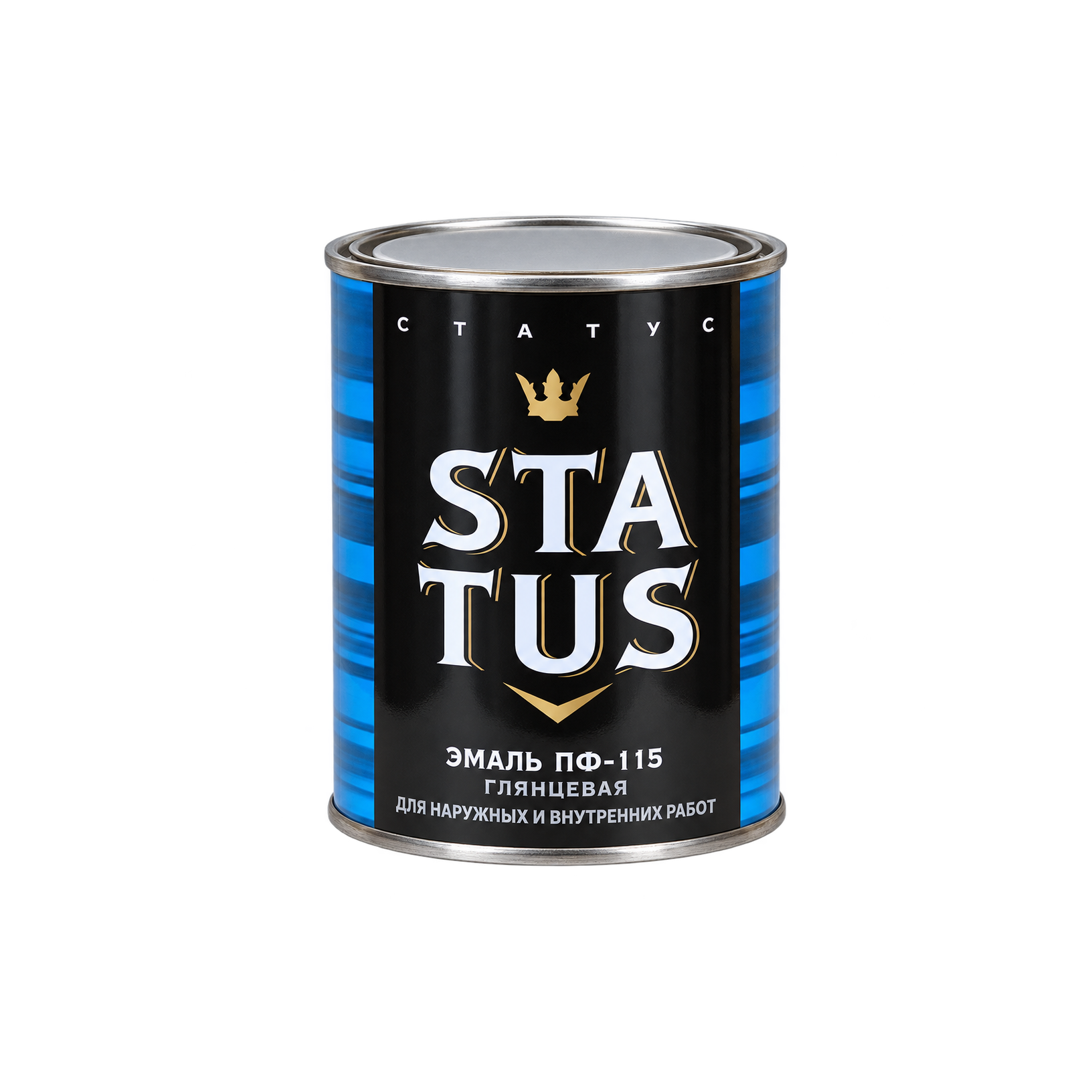Эмаль ПФ-115 Радуга STATUS, белая 0,8 кг