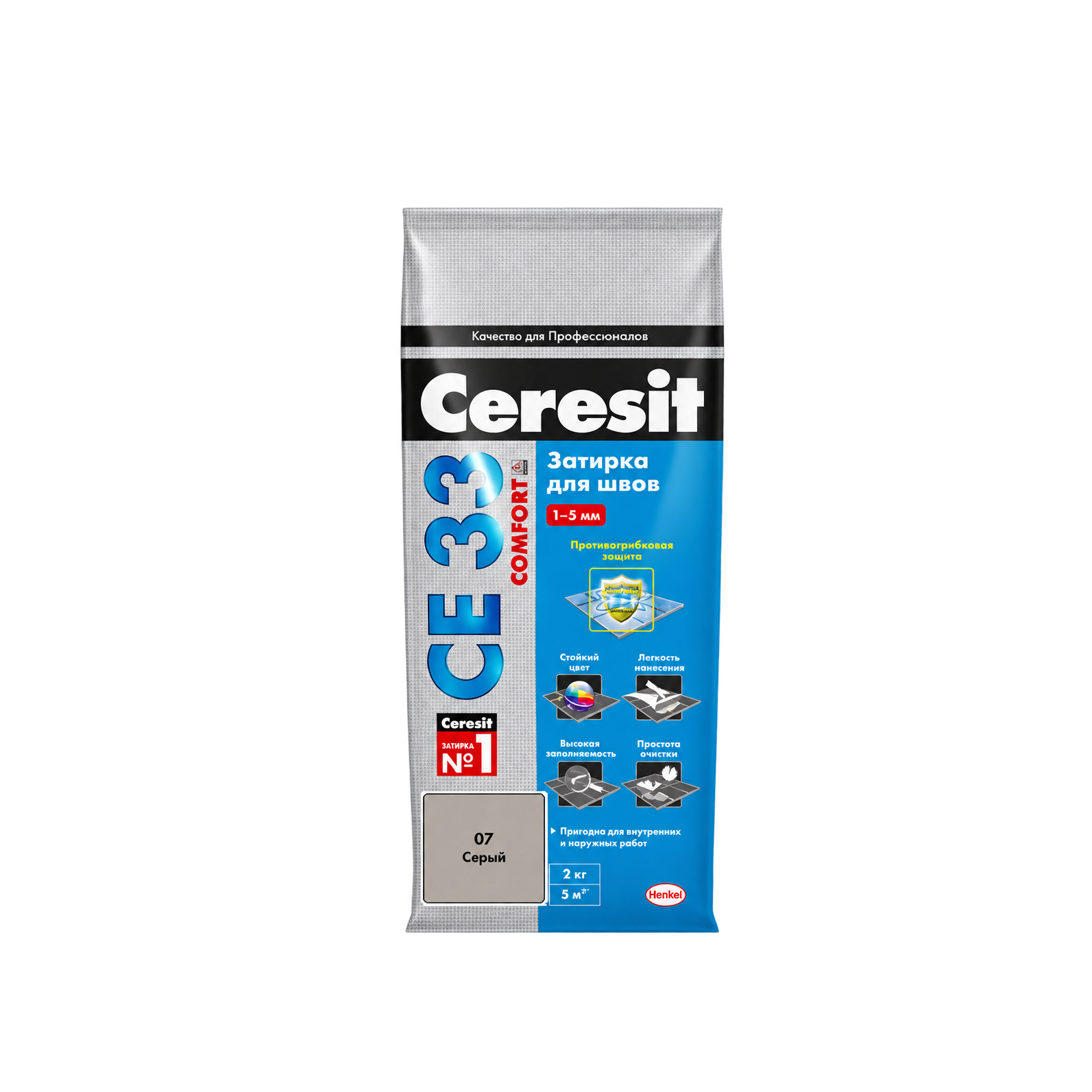 CERESIT ПЛИТКИ Затирка для СЕ 33 Comfort No28 Персик 2 кг