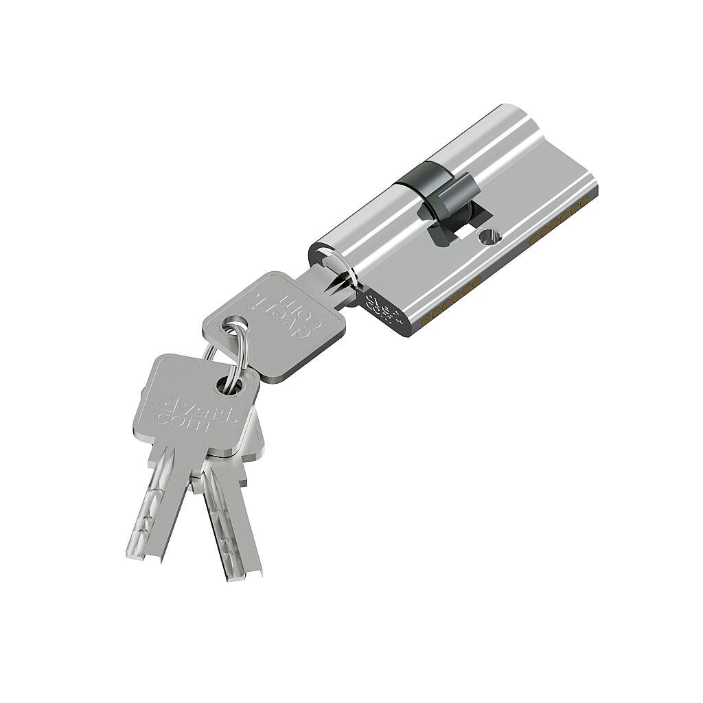 Цилиндр KZZ-6.3S 56(28/28) Chrome