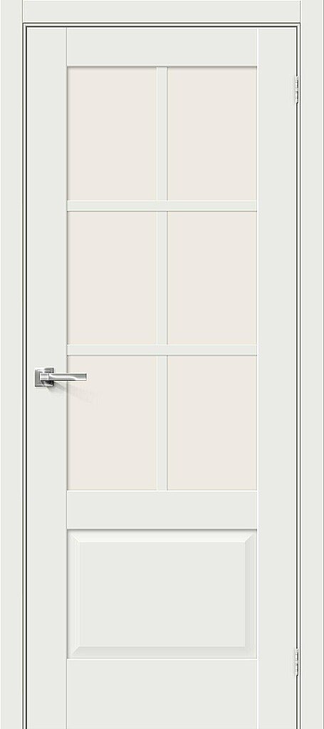Дверь межкомнатная полотно Прима-13.0.1 эмалит White Matt 2000x900 мм