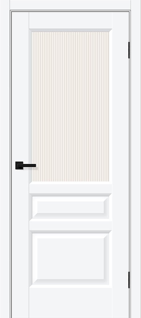Дверь межкомнатная полотно Неоклассик-35 пэт White Silk 2000x600 мм