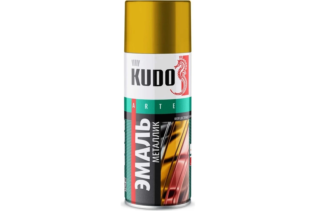 Эмаль KUDO REFLECTIVE FINISH бронза, 520 мл