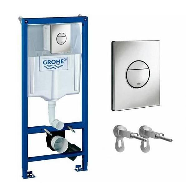 Монтажная система GROHE RAPID SL 38860000 для унитаза комплект 3в1, с кнопкой