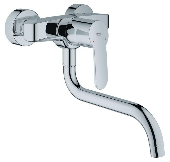 Смеситель для мойки GROHE EUROSTYLE COSM настенный 33982002