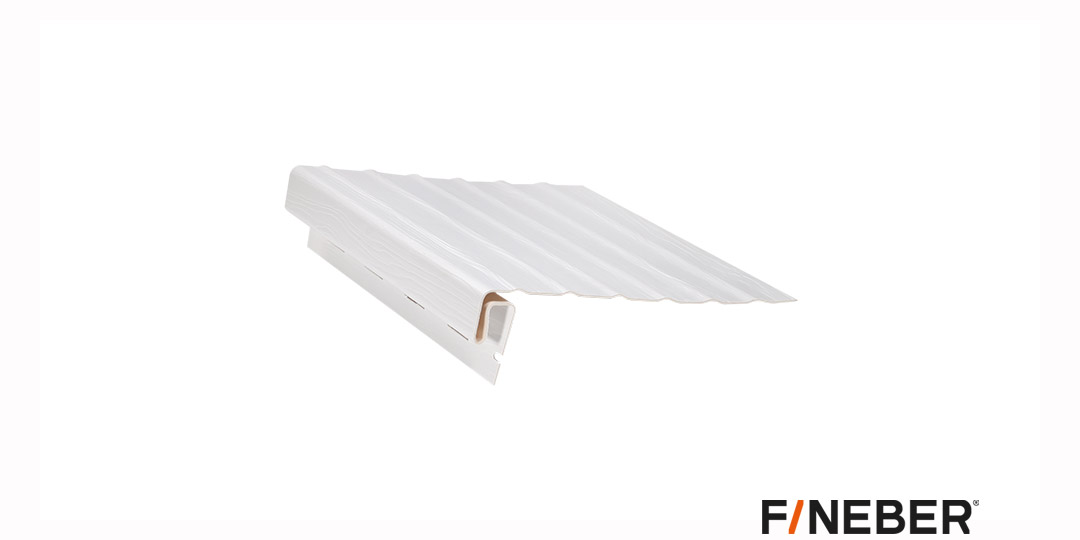 Профиль для сайдинга Fineber J-профиль с фаской CLASSIC COLOR Белый