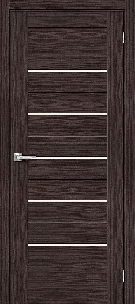 Дверь межкомнатная полотно Порта-22 эко шпон Wenge Veralinga 2000x900 мм