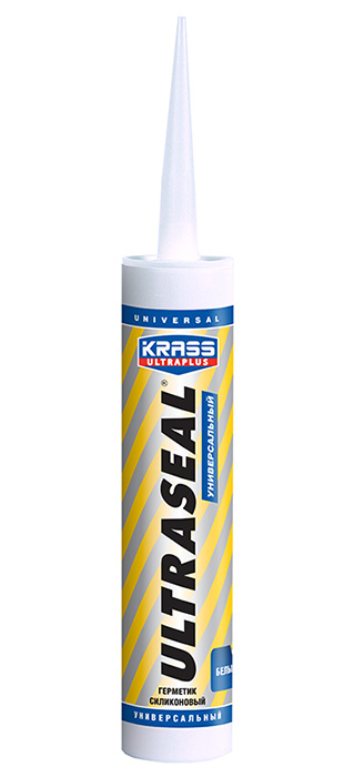 Герметик силиконовый универсальный Krass Ultraseal белый 260 мл