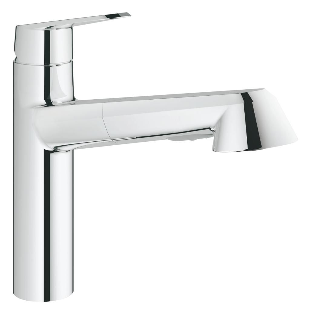 Смеситель для мойки GROHE EURODISC COSM вытяжной излив 3/8 32257002