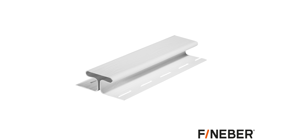 Профиль для сайдинга Fineber H-профиль CLASSIC COLOR Белый