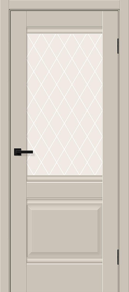 Дверь межкомнатная полотно Прима-3 пэт Cream Silk 2000x800 мм