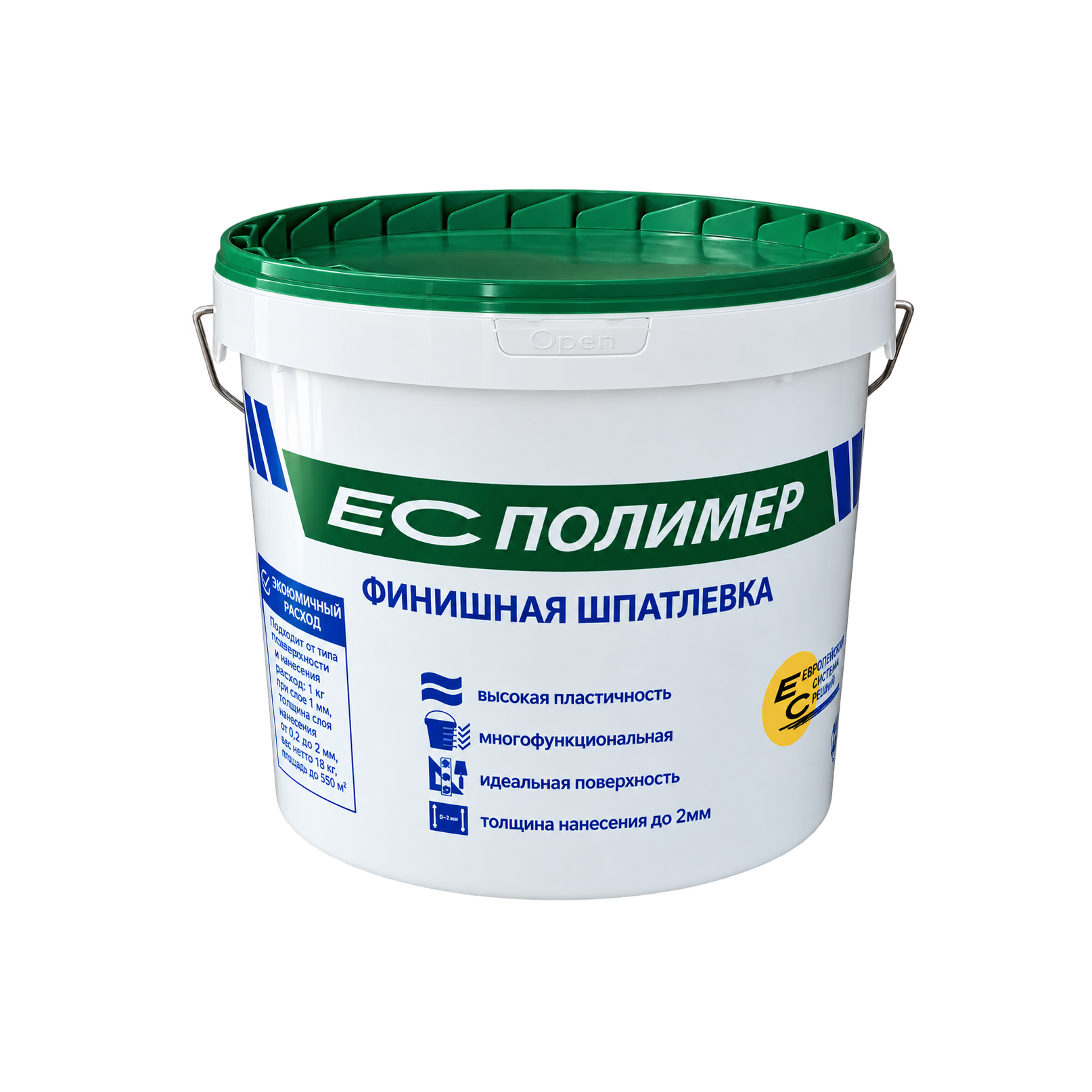 ЕС ПОЛИМЕР Шпатлевка финишная 11 л/19 кг